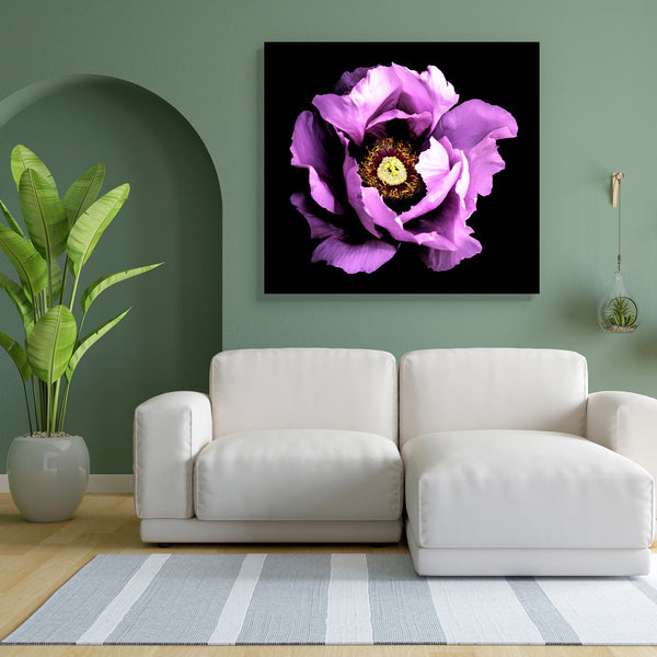 Violet Peony Flower Canvas Painting Synthetic Frame-Paintings MDF Framing-AFF_FR-IC 5005294 IC 5005294, Black, Black and White, Botanical, Floral, Flowers, Love, Nature, Patterns, Photography, Romance, Scenic, Surrealism, White, violet, peony, flower, canvas, painting, for, bedroom, living, room, engineered, wood, frame, background, beautiful, beauty, bloom, blossom, blossoming, bright, chrome, closeup, color, colorful, dark, exotic, flora, freshness, garden, grass, green, growth, head, isolated, large, lea