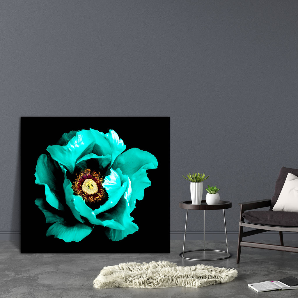 Cyan Peony Flower Canvas Painting Synthetic Frame-Paintings MDF Framing-AFF_FR-IC 5005295 IC 5005295, Black, Black and White, Botanical, Floral, Flowers, Love, Nature, Patterns, Photography, Romance, Scenic, Surrealism, White, cyan, peony, flower, canvas, painting, synthetic, frame, macro, and, surreal, background, beautiful, beauty, bloom, blossom, blossoming, bright, chrome, closeup, color, colorful, dark, exotic, flora, freshness, garden, grass, green, growth, head, isolated, large, leaf, natural, one, p
