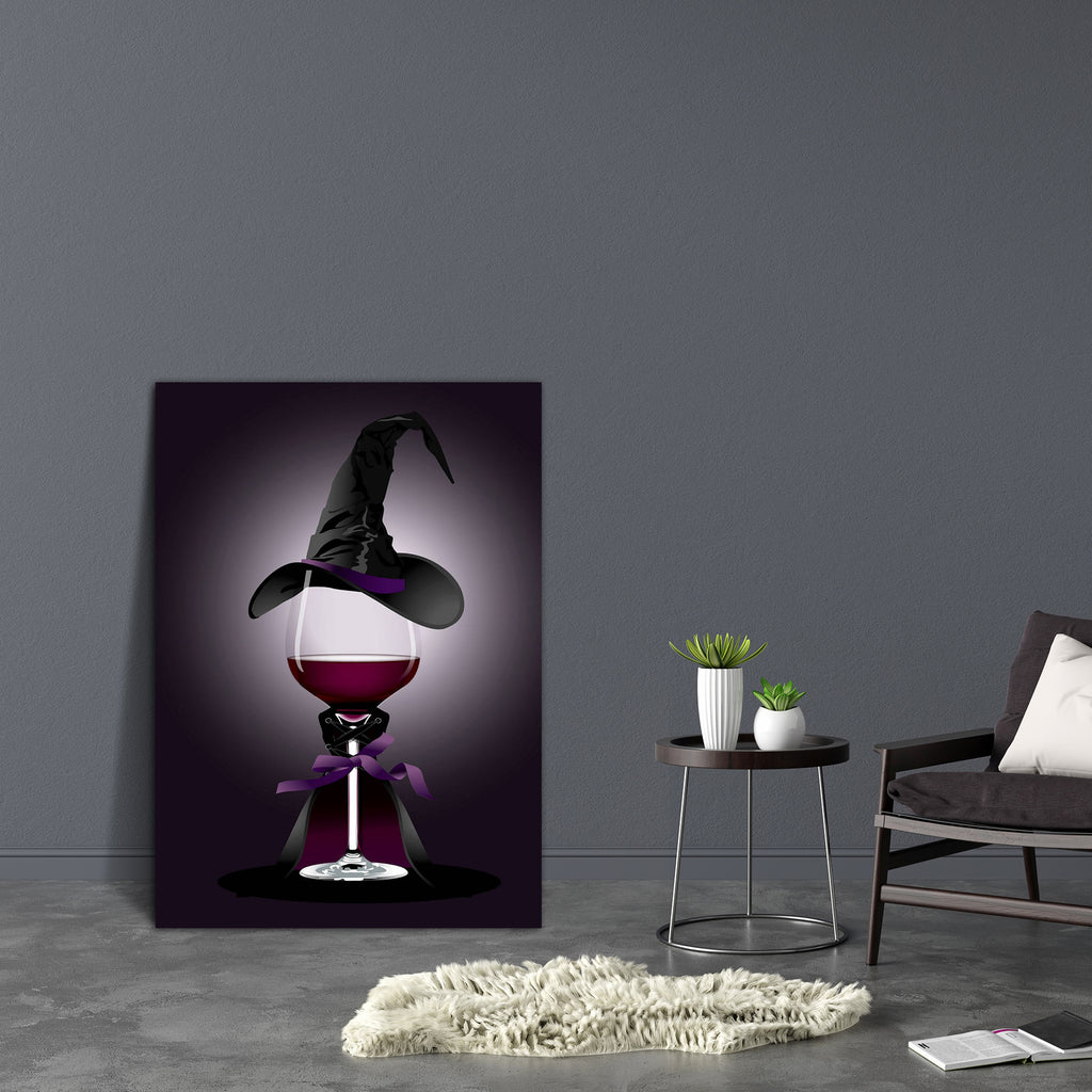 Wine Glass in Witch Costume Canvas Painting Synthetic Frame-Paintings MDF Framing-AFF_FR-IC 5005306 IC 5005306, Abstract Expressionism, Abstracts, Black, Black and White, Cross, Holidays, Seasons, Semi Abstract, Wine, glass, in, witch, costume, canvas, painting, synthetic, frame, halloween, party, witches, abstract, autumn, backdrop, bat, blank, bottle, card, celebration, dracula, event, flayer, holiday, invitation, label, night, november, october, poster, pumpkin, ribbon, season, seasonal, shape, silhouett