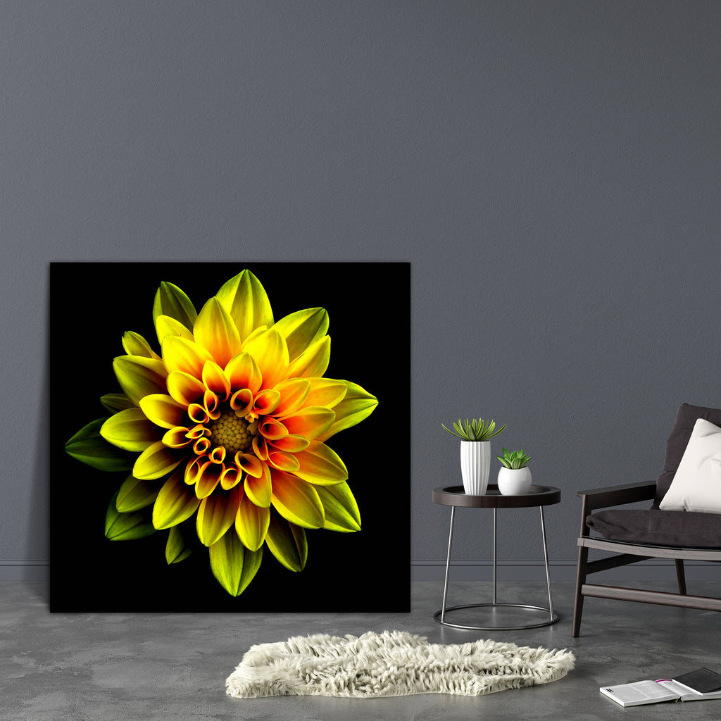 Flower Dahlia Canvas Painting Synthetic Frame-Paintings MDF Framing-AFF_FR-IC 5005312 IC 5005312, Black, Black and White, Botanical, Floral, Flowers, Love, Nature, Romance, Scenic, Surrealism, flower, dahlia, canvas, painting, synthetic, frame, autumn, background, beautiful, beauty, bloom, blossom, botany, bright, chrome, close, closeup, color, colorful, daisy, dark, day, drop, exotic, garden, gold, golden, growth, head, isolated, on, macro, natural, one, orangery, perennial, petal, plant, rainy, red, sprin