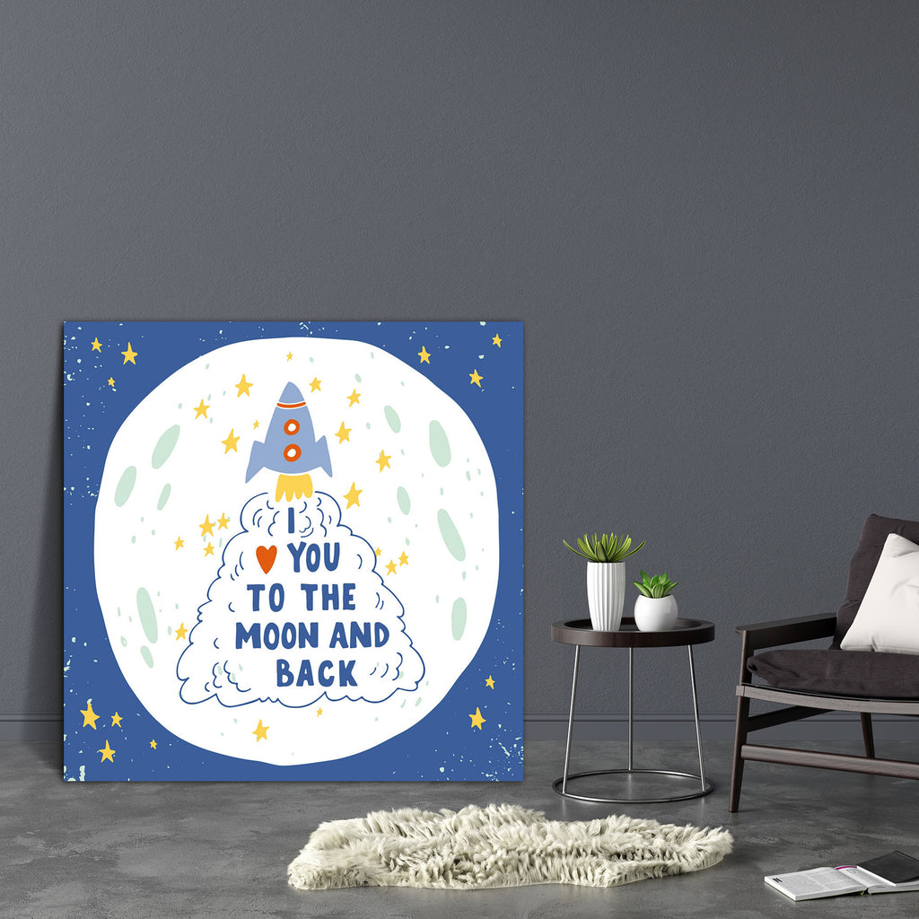 I Love You To The Moon & Back D3 Canvas Painting Synthetic Frame-Paintings MDF Framing-AFF_FR-IC 5005330 IC 5005330, Ancient, Art and Paintings, Calligraphy, Digital, Digital Art, Graphic, Hand Drawn, Hearts, Hipster, Historical, Illustrations, Inspirational, Love, Medieval, Motivation, Motivational, Quotes, Retro, Romance, Signs, Signs and Symbols, Sketches, Symbols, Text, Typography, Vintage, Wedding, i, you, to, the, moon, back, d3, canvas, painting, synthetic, frame, concept, decoration, design, element