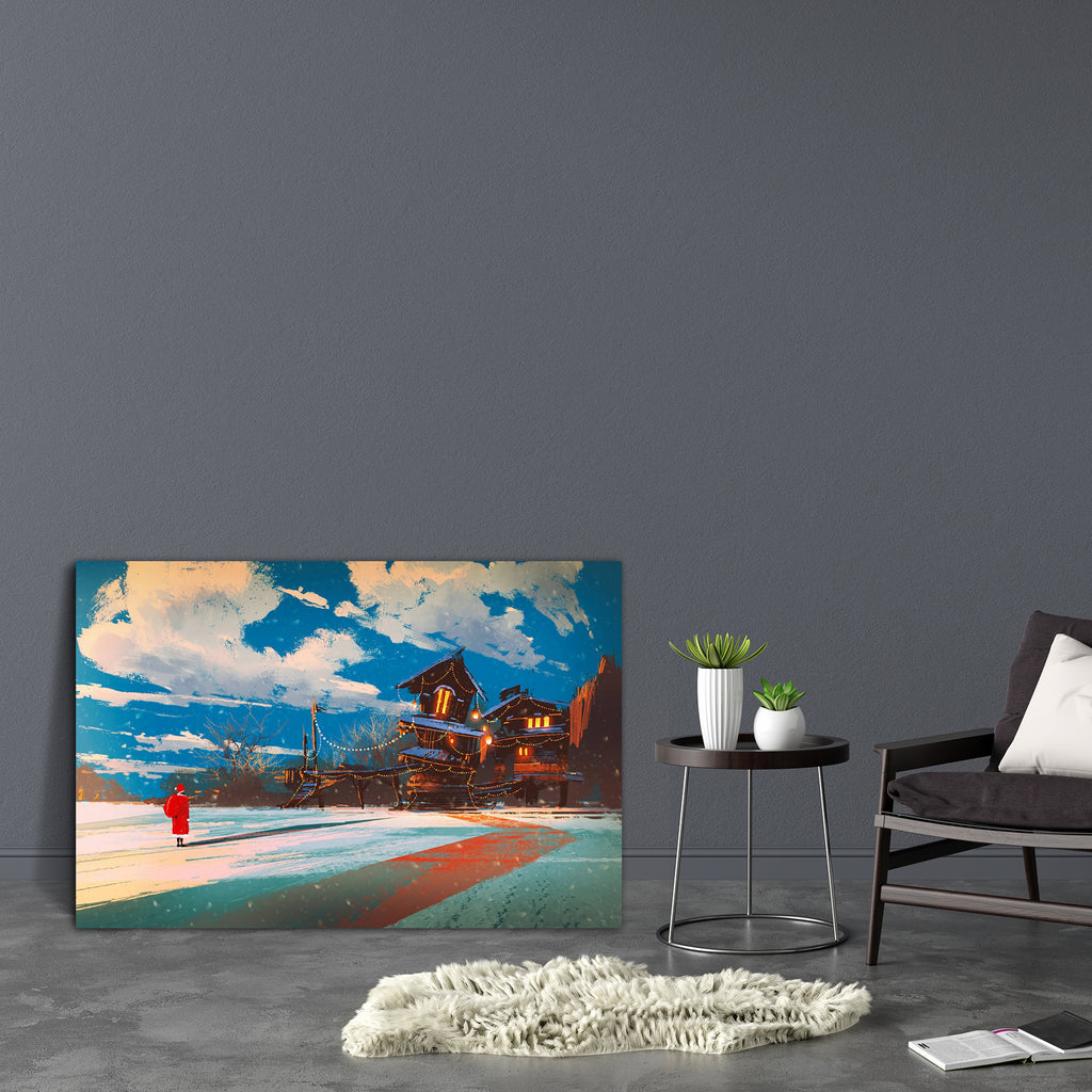 Christmas Night Eve D2 Canvas Painting Synthetic Frame-Paintings MDF Framing-AFF_FR-IC 5005347 IC 5005347, Art and Paintings, Christianity, Holidays, Illustrations, Landscapes, Nature, Paintings, Scenic, Signs, Signs and Symbols, Sunsets, Watercolour, Wooden, christmas, night, eve, d2, canvas, painting, synthetic, frame, acrylic, art, artistic, artwork, beautiful, card, cold, color, colorful, concept, design, forest, frost, holiday, house, ice, illustration, landscape, light, merry, oil, santa, claus, scene