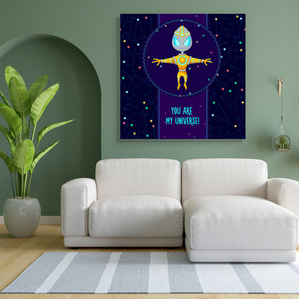 Alien In The Universe D2 Canvas Painting Synthetic Frame-Paintings MDF Framing-AFF_FR-IC 5005353 IC 5005353, Animated Cartoons, Astronomy, Automobiles, Caricature, Cartoons, Cosmology, Icons, Illustrations, Love, Romance, Science Fiction, Signs, Signs and Symbols, Space, Stars, Transportation, Travel, Vehicles, alien, in, the, universe, d2, canvas, painting, for, bedroom, living, room, engineered, wood, frame, astronaut, background, cartoon, collection, concept, cosmic, cosmonaut, deep, design, earth, flat,