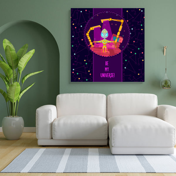 Alien In The Universe D4 Canvas Painting Synthetic Frame-Paintings MDF Framing-AFF_FR-IC 5005355 IC 5005355, Animated Cartoons, Astronomy, Automobiles, Caricature, Cartoons, Cosmology, Icons, Illustrations, Love, Romance, Science Fiction, Signs, Signs and Symbols, Space, Stars, Transportation, Travel, Vehicles, alien, in, the, universe, d4, canvas, painting, for, bedroom, living, room, engineered, wood, frame, astronaut, background, cartoon, collection, concept, cosmic, cosmonaut, deep, design, earth, flat,