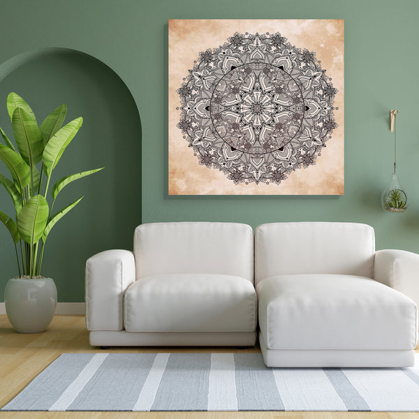 Ornate Paisley Mandala D1 Canvas Painting Synthetic Frame-Paintings MDF Framing-AFF_FR-IC 5005362 IC 5005362, Abstract Expressionism, Abstracts, Ancient, Decorative, Historical, Illustrations, Mandala, Medieval, Paisley, Patterns, Retro, Semi Abstract, Vintage, Wedding, ornate, d1, canvas, painting, for, bedroom, living, room, engineered, wood, frame, round, lace, ornament, vector, pattern, isolated, hand, drawn, abstract, background, banner, invitation, card, scrap, booking, tattoo, element, artzfolio, wal