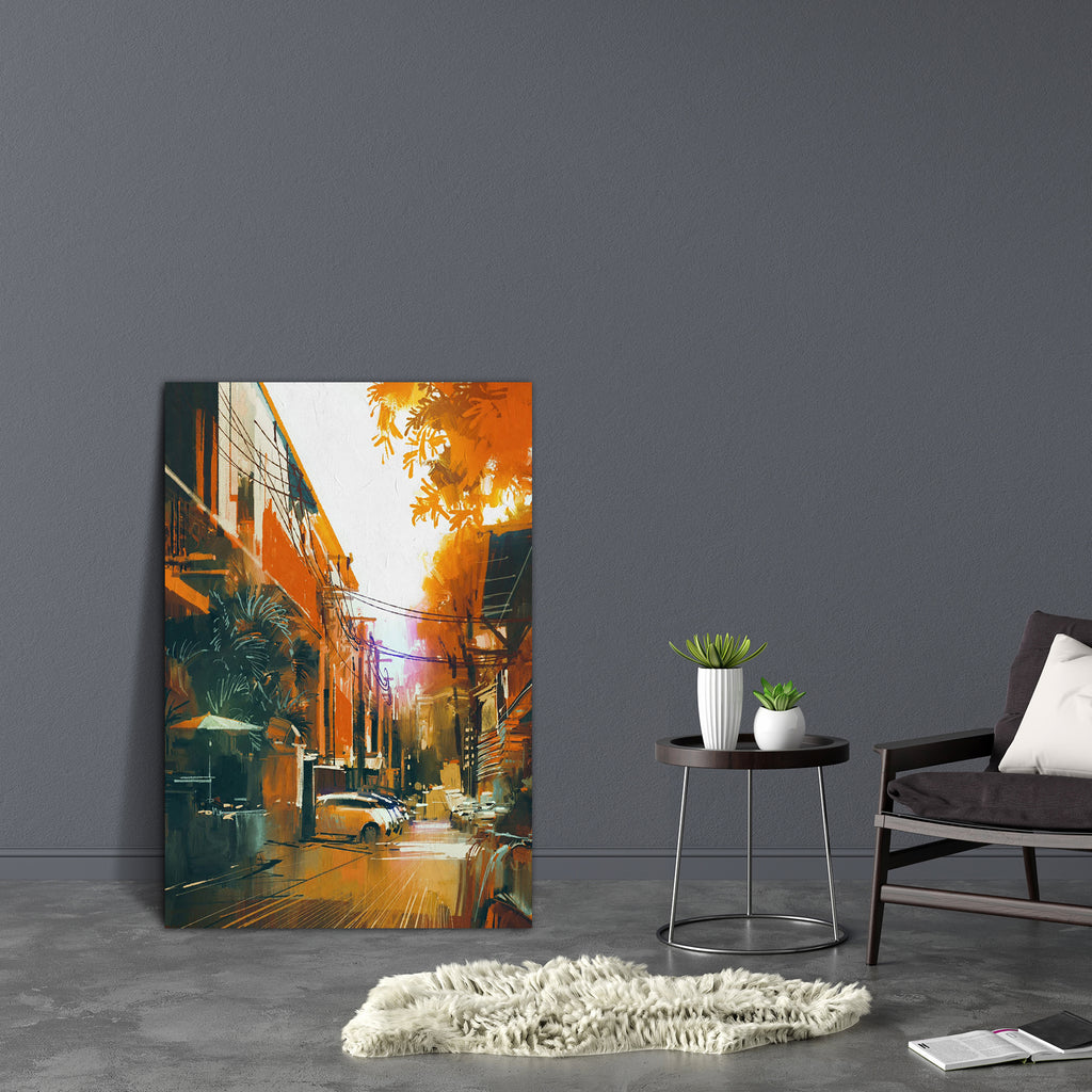 Autumn City Landscape Canvas Painting Synthetic Frame-Paintings MDF Framing-AFF_FR-IC 5005398 IC 5005398, Architecture, Art and Paintings, Cities, City Views, Digital, Digital Art, Graphic, Illustrations, Landscapes, Nature, Paintings, Perspective, Scenic, Seasons, Signs, Signs and Symbols, Urban, Watercolour, autumn, city, landscape, canvas, painting, synthetic, frame, acrylic, alley, art, artistic, artwork, beautiful, building, cityscape, color, concept, design, illustration, oil, orange, outdoor, park, r