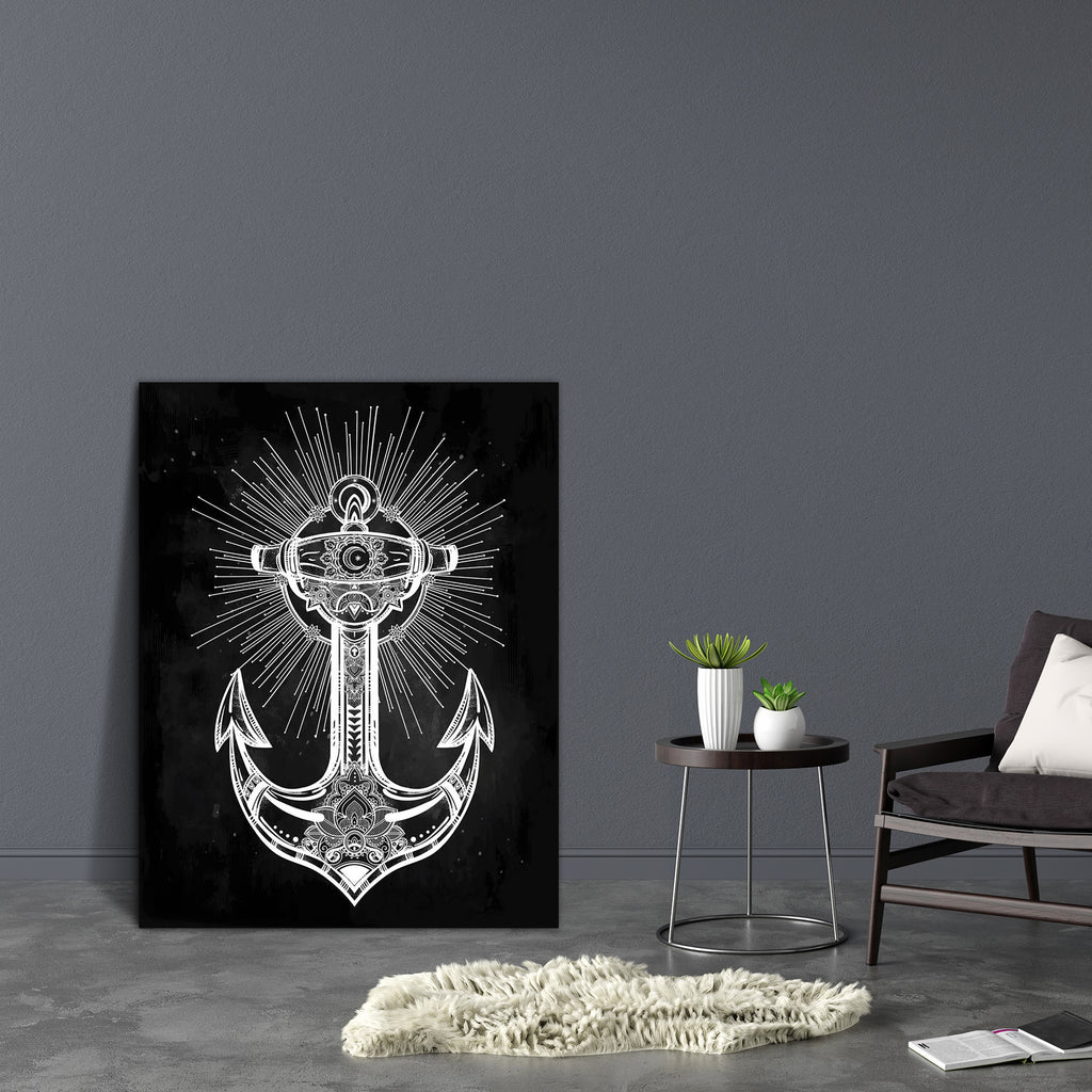 Vintage Anchor Symbol D1 Canvas Painting Synthetic Frame-Paintings MDF Framing-AFF_FR-IC 5005401 IC 5005401, Ancient, Historical, Illustrations, Medieval, Signs and Symbols, Spiritual, Symbols, Vintage, anchor, symbol, d1, canvas, painting, synthetic, frame, highly, detailed, hand-drawn, ornate, element, isolated, vector, illustration, hope, sea, spirit, artzfolio, wall decor for living room, wall frames for living room, frames for living room, wall art, canvas painting, wall frame, scenery, panting, painti