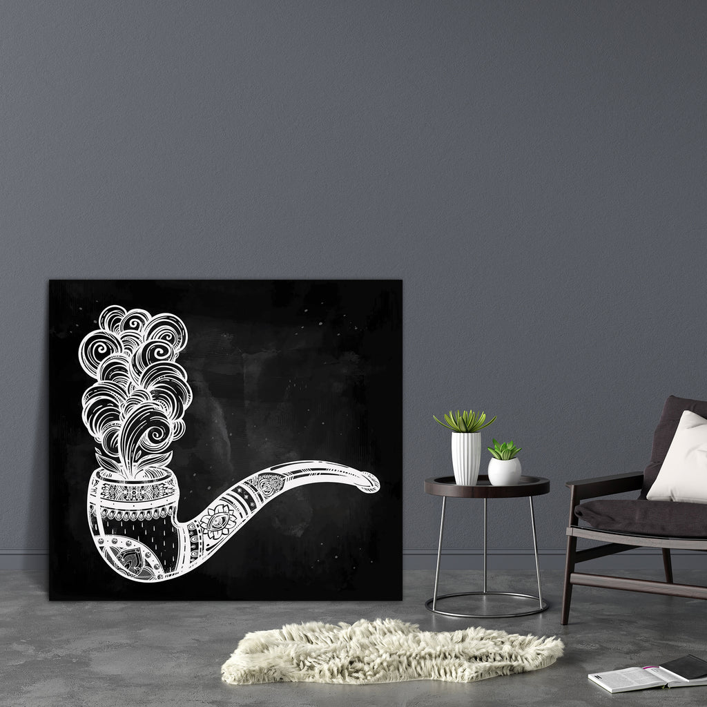 Vintage Art D2 Canvas Painting Synthetic Frame-Paintings MDF Framing-AFF_FR-IC 5005407 IC 5005407, Ancient, Art and Paintings, Hipster, Historical, Illustrations, Love, Medieval, Religion, Religious, Romance, Spiritual, Vintage, art, d2, canvas, painting, synthetic, frame, hand, drawn, ornate, tobacco, pipe, style, elegant, smoke, coming, out, boho, spirituality, tattoo, print, isolated, vector, illustration, artzfolio, wall decor for living room, wall frames for living room, frames for living room, wall ar