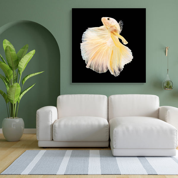 Betta Fish D4 Canvas Painting Synthetic Frame-Paintings MDF Framing-AFF_FR-IC 5005409 IC 5005409, Animals, Black, Black and White, Nature, Pets, Scenic, Tropical, White, betta, fish, d4, canvas, painting, for, bedroom, living, room, engineered, wood, frame, aggressive, animal, aquarium, aquatic, background, beautiful, beauty, blue, color, colorful, domestic, dragon, dress, fighting, isolated, luxury, motion, pet, power, scale, siamese, tail, water, artzfolio, wall decor for living room, wall frames for livi