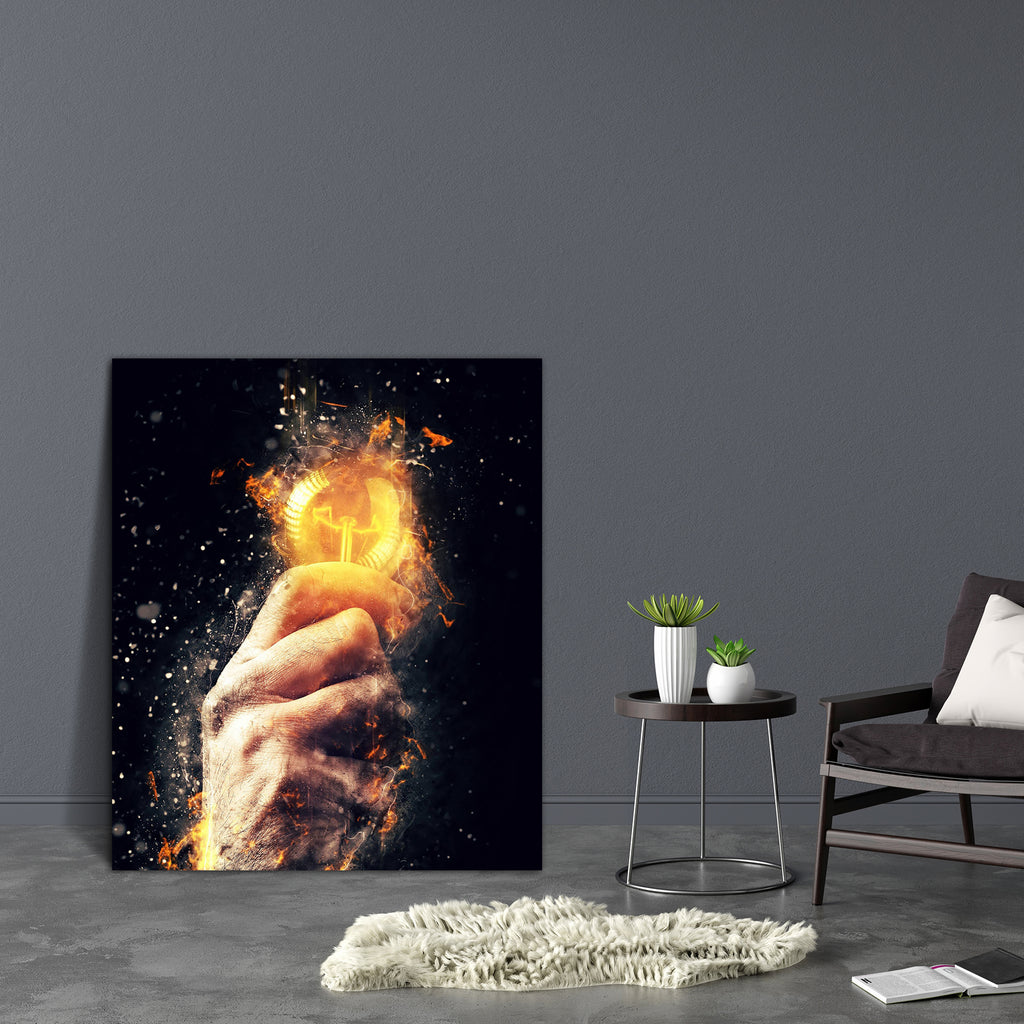 Hand With Light Bulb Canvas Painting Synthetic Frame-Paintings MDF Framing-AFF_FR-IC 5005415 IC 5005415, Cities, City Views, Designer, Retro, hand, with, light, bulb, canvas, painting, synthetic, frame, power, creative, energy, ideas, understandings, as, metaphor, innovation, creativity, toned, image, selective, focus, idea, hold, lightbulb, concept, vigor, spirit, thinking, imagination, solution, brainstorming, ingenious, innovative, inventive, invention, original, potential, dynamic, strength, visionary, 
