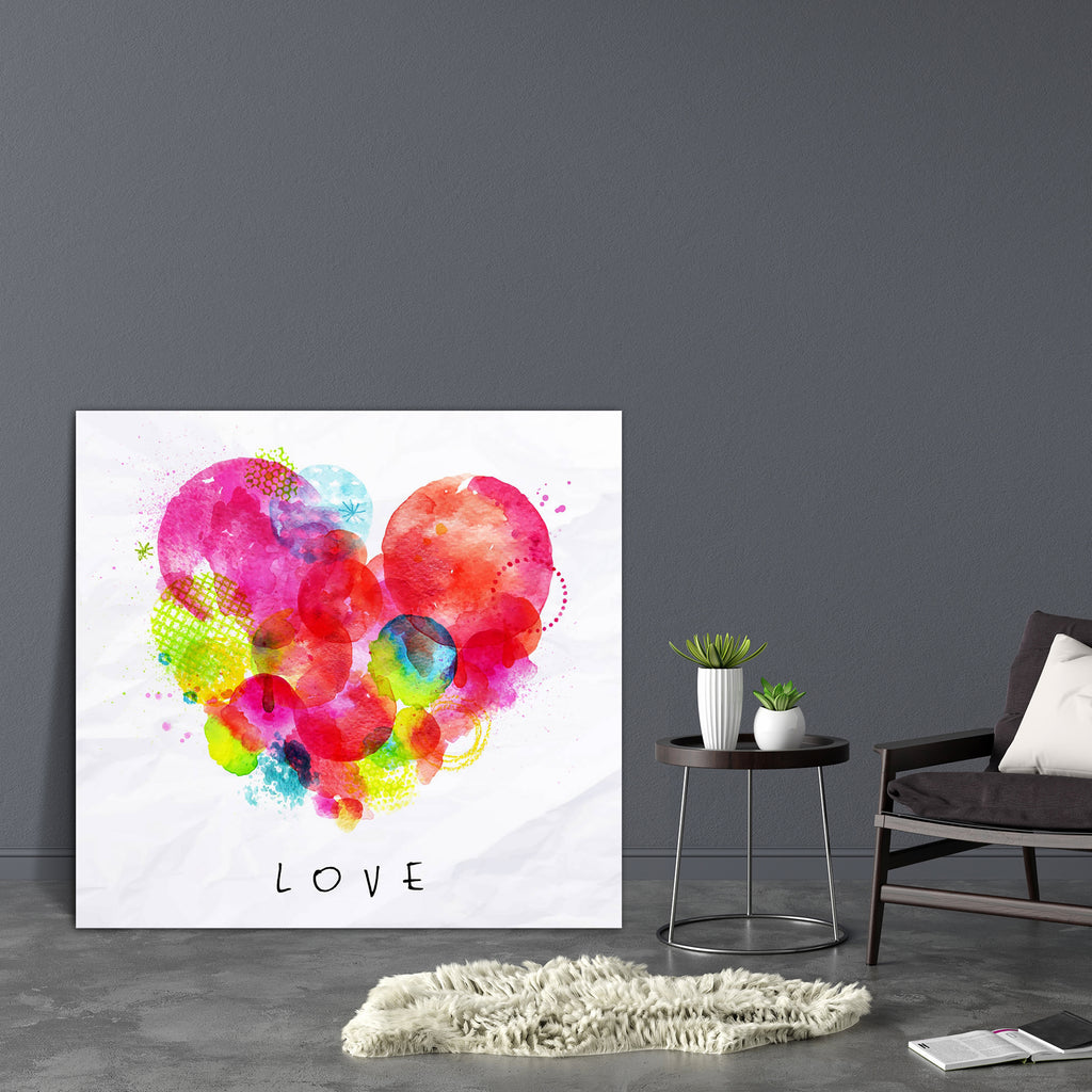 Love Art Canvas Painting Synthetic Frame-Paintings MDF Framing-AFF_FR-IC 5005428 IC 5005428, Abstract Expressionism, Abstracts, Art and Paintings, Calligraphy, Circle, Decorative, Digital, Digital Art, Drawing, Graphic, Illustrations, Love, Modern Art, Quotes, Romance, Semi Abstract, Signs, Signs and Symbols, Splatter, Text, Typography, Watercolour, art, canvas, painting, synthetic, frame, abstract, artistic, backdrop, background, banner, blue, bright, brush, calligraphic, card, color, creative, cute, decor