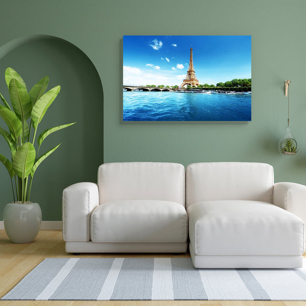 Paris With Eiffel Tower, France Canvas Painting Synthetic Frame-Paintings MDF Framing-AFF_FR-IC 5005437 IC 5005437, Ancient, Architecture, Cities, City Views, French, Landmarks, Landscapes, Nature, Places, Scenic, Signs and Symbols, Skylines, Space, Symbols, Travel, Urban, Vintage, Metallic, paris, with, eiffel, tower, france, canvas, painting, for, bedroom, living, room, engineered, wood, frame, landscape, architectural, beautiful, blue, bridge, building, capital, city, cityscape, day, europe, european, fa