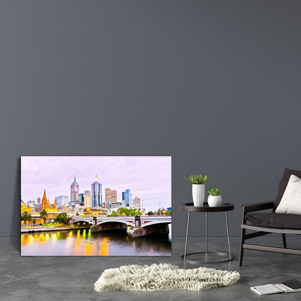 Melbourne Skyline At Dusk, Australia Canvas Painting Synthetic Frame-Paintings MDF Framing-AFF_FR-IC 5005438 IC 5005438, Architecture, Cities, City Views, God Ram, Hinduism, Landmarks, Landscapes, Modern Art, Panorama, Places, Scenic, Skylines, Victorian, melbourne, skyline, at, dusk, australia, canvas, painting, synthetic, frame, city, building, capital, cbd, church, cityscape, cloud, cloudscape, construction, contemporary, cruise, downtown, evening, industrial, industry, landmark, landscape, lights, metro