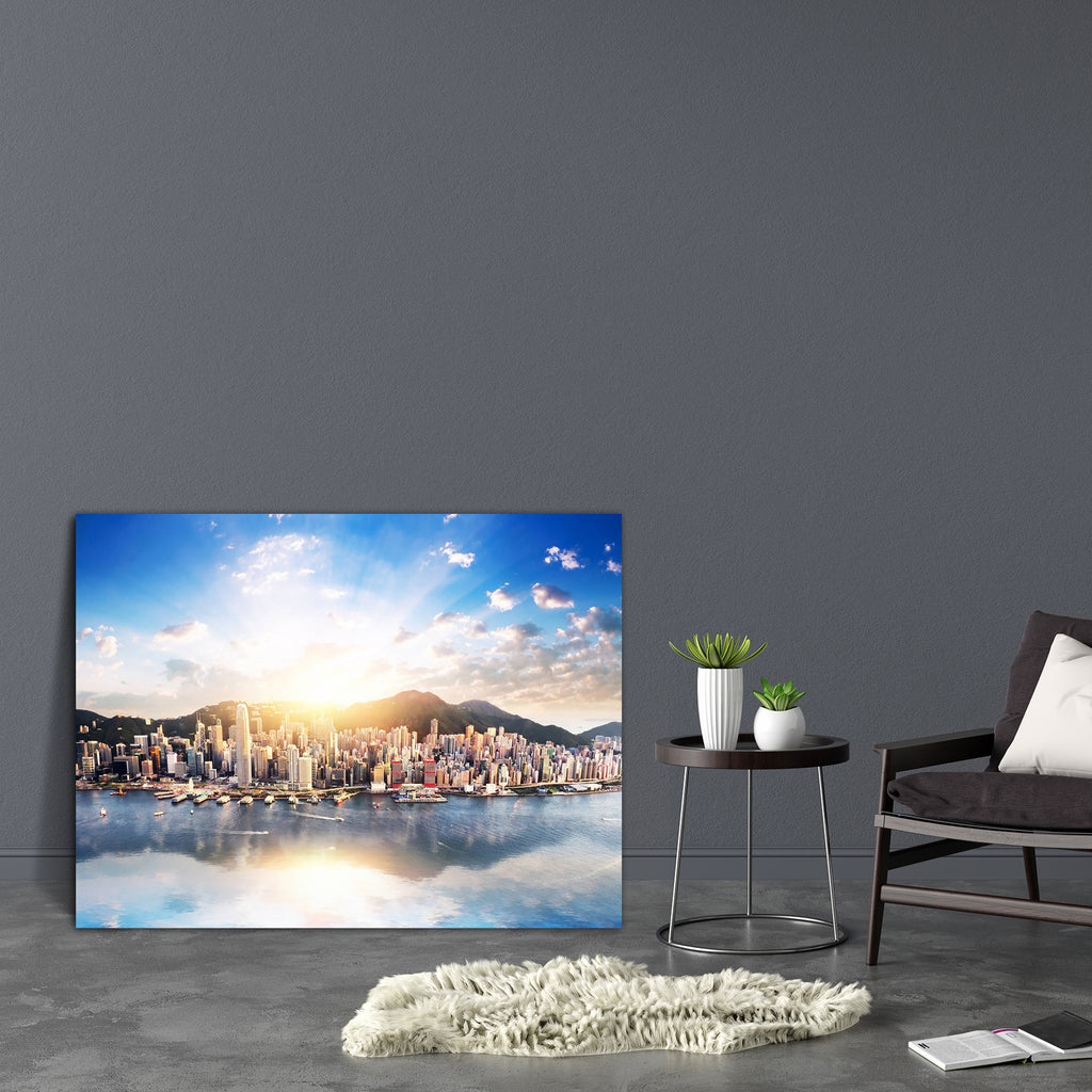Hong Kong City Skyline View Canvas Painting Synthetic Frame-Paintings MDF Framing-AFF_FR-IC 5005441 IC 5005441, Architecture, Asian, Automobiles, Chinese, Cities, City Views, God Ram, Hinduism, Landmarks, Landscapes, Modern Art, Panorama, Places, Scenic, Skylines, Sunsets, Transportation, Travel, Urban, Vehicles, Victorian, hong, kong, city, skyline, view, canvas, painting, synthetic, frame, hongkong, sunlight, sunset, skyscraper, building, cityscape, aerial, amazing, asia, beautiful, blue, buildings, china