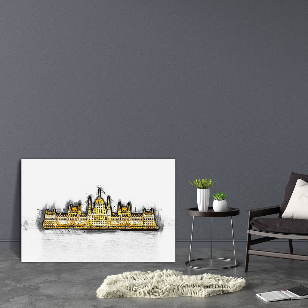The Hungarian Parliament Building, Hungary D1 Canvas Painting Synthetic Frame-Paintings MDF Framing-AFF_FR-IC 5005448 IC 5005448, Ancient, Architecture, Art and Paintings, Automobiles, Cities, City Views, Culture, Drawing, Ethnic, Gothic, Historical, Landmarks, Landscapes, Medieval, Paintings, People, Places, Scenic, Skylines, Traditional, Transportation, Travel, Tribal, Vehicles, Vintage, World Culture, the, hungarian, parliament, building, hungary, d1, canvas, painting, synthetic, frame, big, budapest, ca