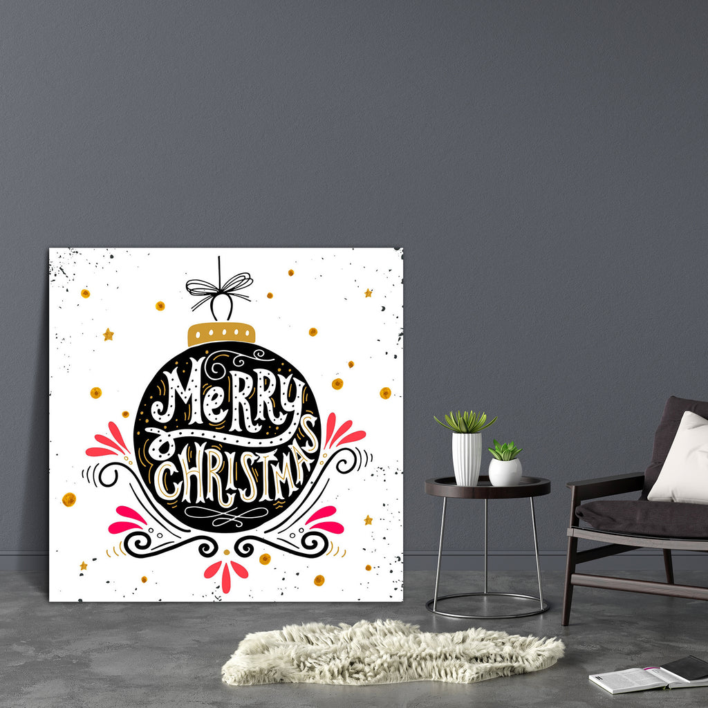 Merry Christmas D3 Canvas Painting Synthetic Frame-Paintings MDF Framing-AFF_FR-IC 5005456 IC 5005456, Ancient, Black, Black and White, Calligraphy, Christianity, Decorative, Digital, Digital Art, Graphic, Hand Drawn, Historical, Holidays, Illustrations, Medieval, Patterns, Quotes, Retro, Seasons, Signs, Signs and Symbols, Symbols, Text, Typography, Vintage, merry, christmas, d3, canvas, painting, synthetic, frame, lettering, ball, poster, xmas, navidad, card, background, bow, celebration, classic, concept,