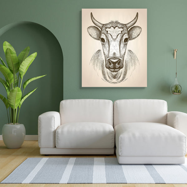 Cow Portrait Canvas Painting Synthetic Frame-Paintings MDF Framing-AFF_FR-IC 5005470 IC 5005470, Ancient, Animals, Animated Cartoons, Black, Black and White, Caricature, Cartoons, Digital, Digital Art, Drawing, Fashion, Graphic, Historical, Illustrations, Individuals, Medieval, Portraits, Retro, Signs, Signs and Symbols, Sketches, Symbols, Vintage, cow, portrait, canvas, painting, for, bedroom, living, room, engineered, wood, frame, animal, artwork, beautiful, beef, bull, calm, card, cartoon, cute, dairy, d