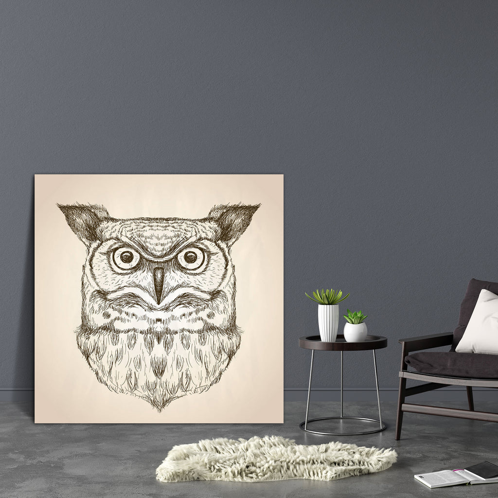Owl Portrait D1 Canvas Painting Synthetic Frame-Paintings MDF Framing-AFF_FR-IC 5005473 IC 5005473, Animals, Animated Cartoons, Art and Paintings, Birds, Black, Black and White, Caricature, Cartoons, Digital, Digital Art, Drawing, Education, Fashion, Graphic, Illustrations, Individuals, Nature, Portraits, Retro, Scenic, Schools, Signs, Signs and Symbols, Sketches, Symbols, Universities, Wildlife, owl, portrait, d1, canvas, painting, synthetic, frame, illustration, cartoon, adorable, animal, art, artwork, be
