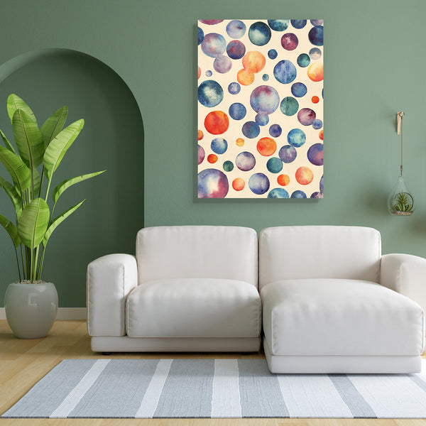 Watercolor Circles D1 Canvas Painting Synthetic Frame-Paintings MDF Framing-AFF_FR-IC 5005476 IC 5005476, Abstract Expressionism, Abstracts, Ancient, Art and Paintings, Circle, Digital, Digital Art, Dots, Geometric, Geometric Abstraction, Graphic, Historical, Illustrations, Medieval, Modern Art, Patterns, Retro, Semi Abstract, Signs, Signs and Symbols, Splatter, Vintage, Watercolour, watercolor, circles, d1, canvas, painting, for, bedroom, living, room, engineered, wood, frame, abstract, art, artistic, back