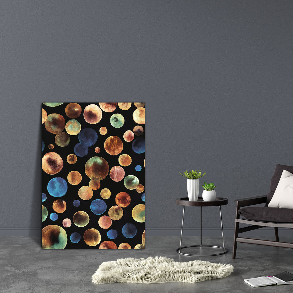 Watercolor Circles D2 Canvas Painting Synthetic Frame-Paintings MDF Framing-AFF_FR-IC 5005477 IC 5005477, Abstract Expressionism, Abstracts, Ancient, Art and Paintings, Black, Black and White, Circle, Digital, Digital Art, Dots, Geometric, Geometric Abstraction, Graphic, Historical, Illustrations, Medieval, Modern Art, Patterns, Retro, Semi Abstract, Signs, Signs and Symbols, Splatter, Vintage, Watercolour, watercolor, circles, d2, canvas, painting, synthetic, frame, abstract, art, artistic, backdrop, backg