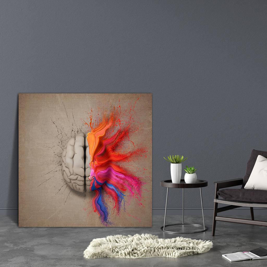 Conceptual Computer Artwork Canvas Painting Synthetic Frame-Paintings MDF Framing-AFF_FR-IC 5005480 IC 5005480, Abstract Expressionism, Abstracts, Art and Paintings, Conceptual, Digital, Digital Art, Graphic, Illustrations, Inspirational, Memories, Motivation, Motivational, Science Fiction, Semi Abstract, Splatter, Surrealism, computer, artwork, canvas, painting, synthetic, frame, brain, creativity, creative, mind, thinking, imagination, creation, artistic, different, right, above, abstract, active, art, ba