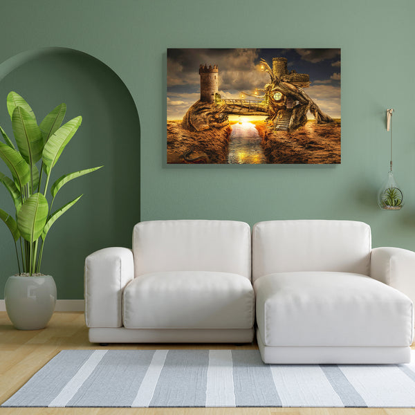 Fairy House Fort D2 Canvas Painting Synthetic Frame-Paintings MDF Framing-AFF_FR-IC 5005493 IC 5005493, Ancient, Collages, Fantasy, Futurism, Historical, Illustrations, Medieval, Space, Sunsets, Vintage, Wooden, fairy, house, fort, d2, canvas, painting, for, bedroom, living, room, engineered, wood, frame, adoption, bridge, canal, contemplation, doors, dream, driftwood, duct, experience, feelings, future, ghost, guard, hidden, illusion, illustration, inaccessible, knowledge, lamp, light, manipulation, myster