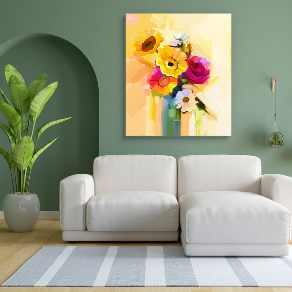 Still Life Flower Canvas Painting Synthetic Frame-Paintings MDF Framing-AFF_FR-IC 5005507 IC 5005507, Abstract Expressionism, Abstracts, Art and Paintings, Botanical, Floral, Flowers, Illustrations, Modern Art, Nature, Paintings, Semi Abstract, still, life, flower, canvas, painting, for, bedroom, living, room, engineered, wood, frame, acrylic, oil, abstract, art, artistic, artwork, background, bloom, blossom, bouquet, bright, brush, card, closeup, color, daisy, decoration, flora, foliage, fragrances, gerber