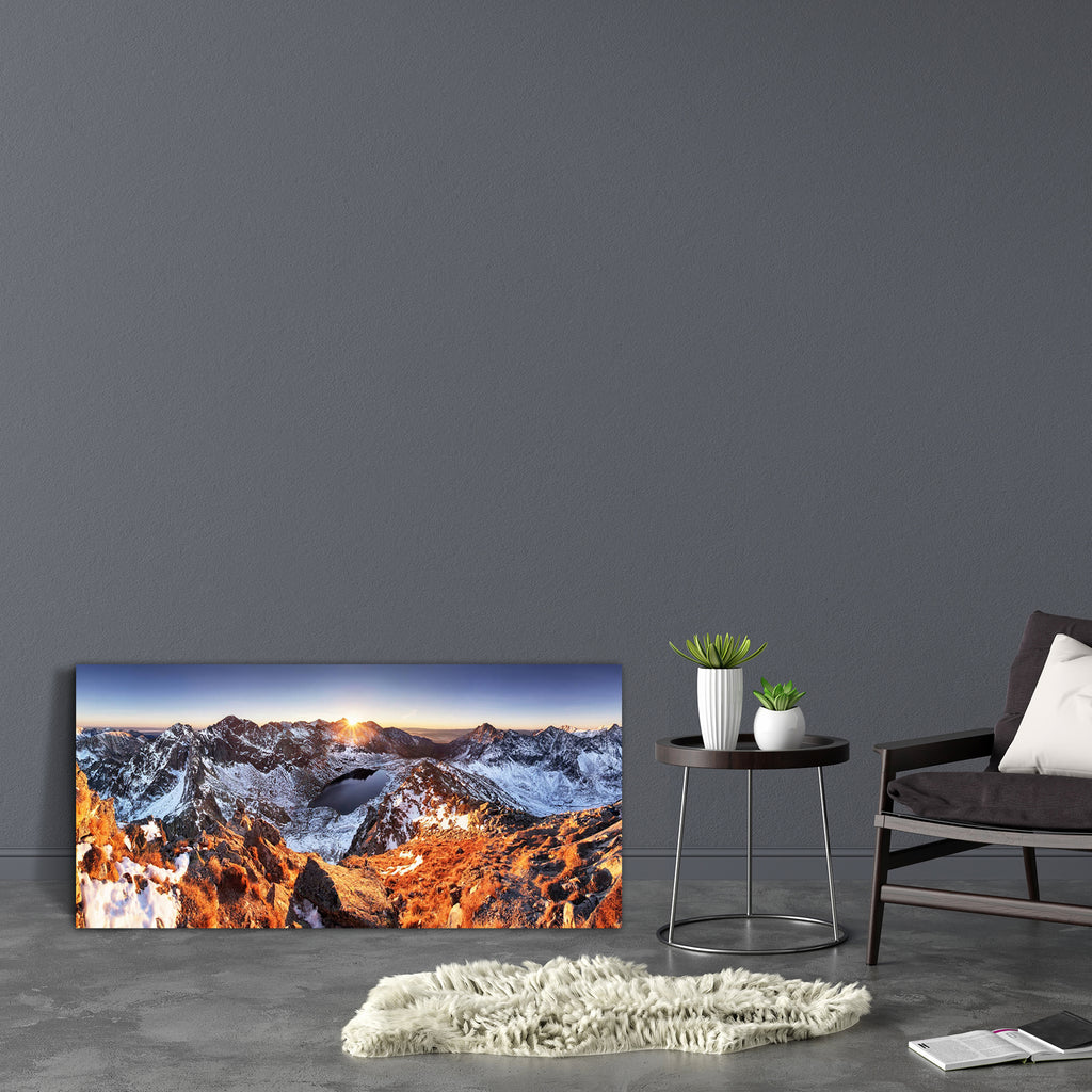 Winter In Slovakia Tatras Canvas Painting Synthetic Frame-Paintings MDF Framing-AFF_FR-IC 5005509 IC 5005509, Automobiles, God Ram, Hinduism, Landscapes, Mountains, Nature, Panorama, Scenic, Seasons, Sunrises, Sunsets, Transportation, Travel, Vehicles, winter, in, slovakia, tatras, canvas, painting, synthetic, frame, autumn, beautiful, beauty, carpathian, clear, color, environment, fall, forest, fresh, hike, hiking, lake, landscape, mountain, national, natural, orange, outdoor, panoramic, park, pond, rocks,