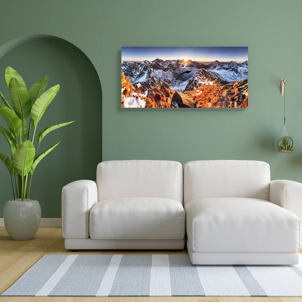 Winter In Slovakia Tatras Canvas Painting Synthetic Frame-Paintings MDF Framing-AFF_FR-IC 5005509 IC 5005509, Automobiles, God Ram, Hinduism, Landscapes, Mountains, Nature, Panorama, Scenic, Seasons, Sunrises, Sunsets, Transportation, Travel, Vehicles, winter, in, slovakia, tatras, canvas, painting, for, bedroom, living, room, engineered, wood, frame, autumn, beautiful, beauty, carpathian, clear, color, environment, fall, forest, fresh, hike, hiking, lake, landscape, mountain, national, natural, orange, out