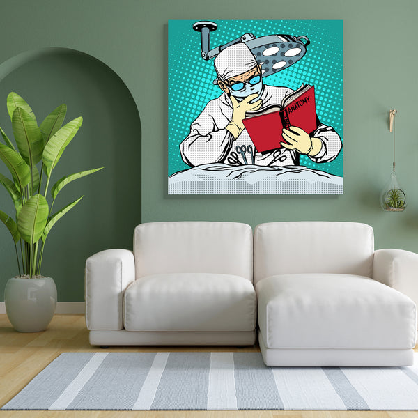 Medicine & Health Art Canvas Painting Synthetic Frame-Paintings MDF Framing-AFF_FR-IC 5005516 IC 5005516, Ancient, Animated Cartoons, Art and Paintings, Books, Business, Caricature, Cartoons, Comedy, Comics, Dots, Education, Health, Historical, Humor, Humour, Illustrations, Medieval, Modern Art, People, Pop Art, Retro, Schools, Universities, Vintage, medicine, art, canvas, painting, for, bedroom, living, room, engineered, wood, frame, funny, doctor, surgeon, cartoon, pop, anatomy, surgery, book, boss, conce