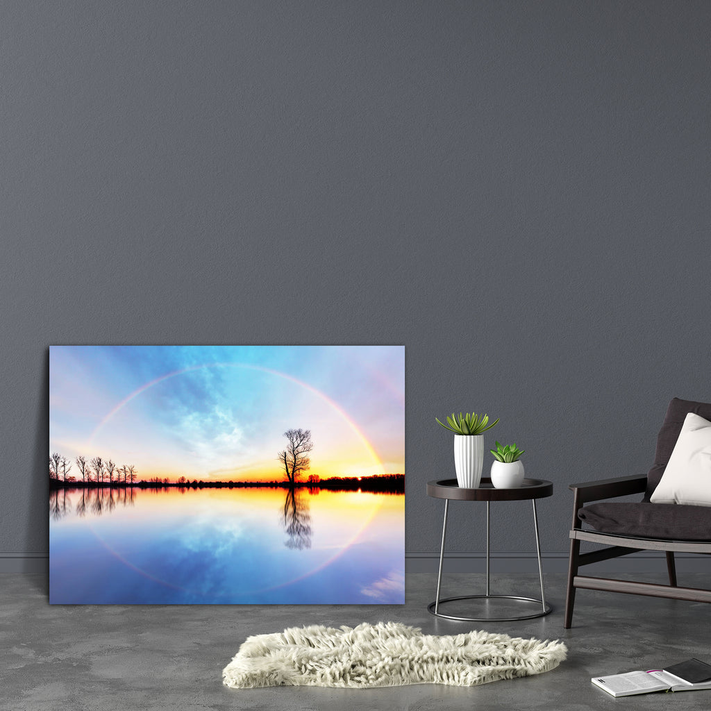 Tree & Sun On Lake Sunrise Canvas Painting Synthetic Frame-Paintings MDF Framing-AFF_FR-IC 5005522 IC 5005522, Landscapes, Nature, Scenic, Seasons, Sunrises, Sunsets, Wooden, tree, sun, on, lake, sunrise, canvas, painting, synthetic, frame, landscape, rainbow, peaceful, scenery, reflection, rainbows, alone, autumn, background, beautiful, beauty, blue, bright, colorful, dawn, environment, fall, forest, light, morning, natural, nobody, orange, outdoor, outdoors, park, pond, red, river, season, sky, slovakia, 
