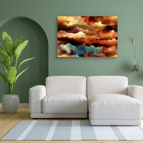 Abstract Mountains Clouds Space Canvas Painting Synthetic Frame-Paintings MDF Framing-AFF_FR-IC 5005532 IC 5005532, Abstract Expressionism, Abstracts, Ancient, Art and Paintings, Decorative, Digital, Digital Art, Drawing, Graphic, Historical, Illustrations, Landscapes, Medieval, Mountains, Nature, Paintings, Patterns, Retro, Scenic, Semi Abstract, Signs, Signs and Symbols, Space, Vintage, Watercolour, abstract, clouds, canvas, painting, for, bedroom, living, room, engineered, wood, frame, art, artistic, art