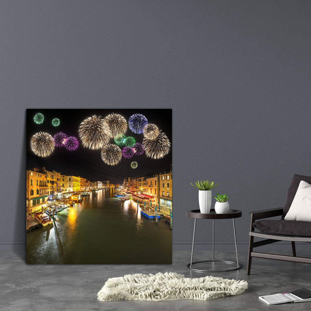Grand Canal & Rialto Bridge, Venice Italy Canvas Painting Synthetic Frame-Paintings MDF Framing-AFF_FR-IC 5005545 IC 5005545, Ancient, Architecture, Boats, Christianity, Cities, City Views, Culture, Ethnic, Festivals, Festivals and Occasions, Festive, God Ram, Hinduism, Historical, Italian, Medieval, Nautical, Panorama, Renaissance, Sunsets, Traditional, Tribal, Urban, Vintage, World Culture, grand, canal, rialto, bridge, venice, italy, canvas, painting, synthetic, frame, anniversary, beautiful, building, c