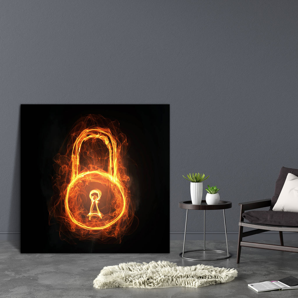 Glowing Light Lock Sign Canvas Painting Synthetic Frame-Paintings MDF Framing-AFF_FR-IC 5005554 IC 5005554, Black, Black and White, Icons, Signs, Signs and Symbols, Symbols, glowing, light, lock, sign, canvas, painting, synthetic, frame, access, background, burn, button, computer, concept, dark, design, fire, icon, interface, internet, key, led, locker, login, password, safety, security, site, success, switch, symbol, technology, unlocking, web, webpage, website, artzfolio, wall decor for living room, wall 