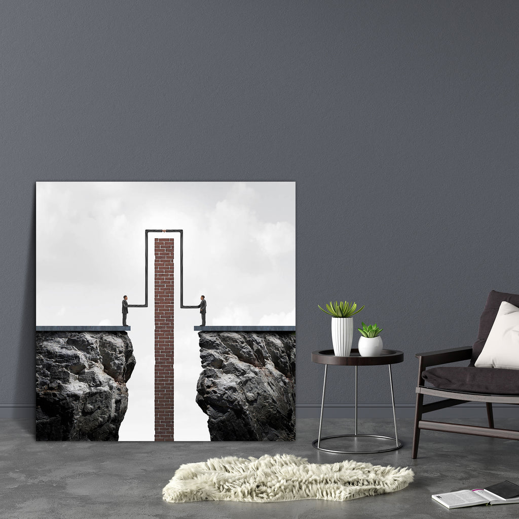 Bussiness Concept Art Canvas Painting Synthetic Frame-Paintings MDF Framing-AFF_FR-IC 5005563 IC 5005563, Business, Conceptual, People, bussiness, concept, art, canvas, painting, synthetic, frame, agree, agreement, bend, bridge, cliff, contract, cooperation, deal, difficulty, distance, executives, extend, flexible, hand, shake, handshake, hurdle, meeting, obstacle, overcome, partner, partnership, reach, reaching, relationship, rise, above, settlement, stretch, succeed, surmount, team, teamwork, terms, wall,