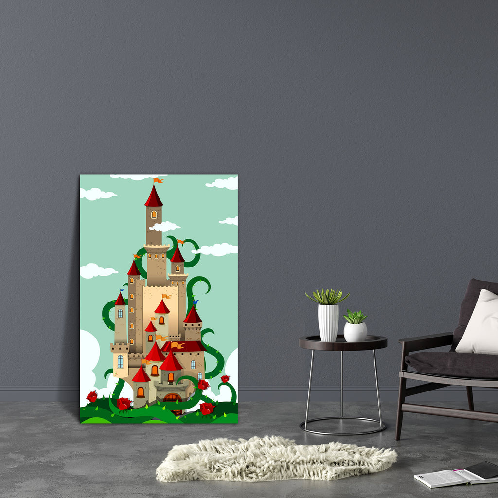 Castle Towers With Thorny Plant Canvas Painting Synthetic Frame-Paintings MDF Framing-AFF_FR-IC 5005566 IC 5005566, Ancient, Animated Cartoons, Art and Paintings, Botanical, Caricature, Cartoons, Digital, Digital Art, Drawing, Floral, Flowers, Graphic, Historical, Illustrations, Medieval, Nature, Signs, Signs and Symbols, Vintage, castle, towers, with, thorny, plant, canvas, painting, synthetic, frame, accomodation, art, background, building, cartoon, clip, clipart, design, fairytale, flower, graphics, illu