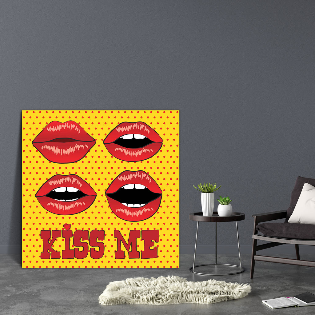 Retro Lips Canvas Painting Synthetic Frame-Paintings MDF Framing-AFF_FR-IC 5005580 IC 5005580, Animated Cartoons, Art and Paintings, Calligraphy, Caricature, Cartoons, Comedy, Comics, Dots, Drawing, Humor, Humour, Icons, Illustrations, Pop Art, Retro, Signs, Signs and Symbols, Text, lips, canvas, painting, synthetic, frame, art, cartoon, comic, cool, design, element, explosion, expression, female, feminine, fun, girl, glossy, happy, icon, illustrated, illustration, kiss, label, lip, lipstick, mouth, party, 