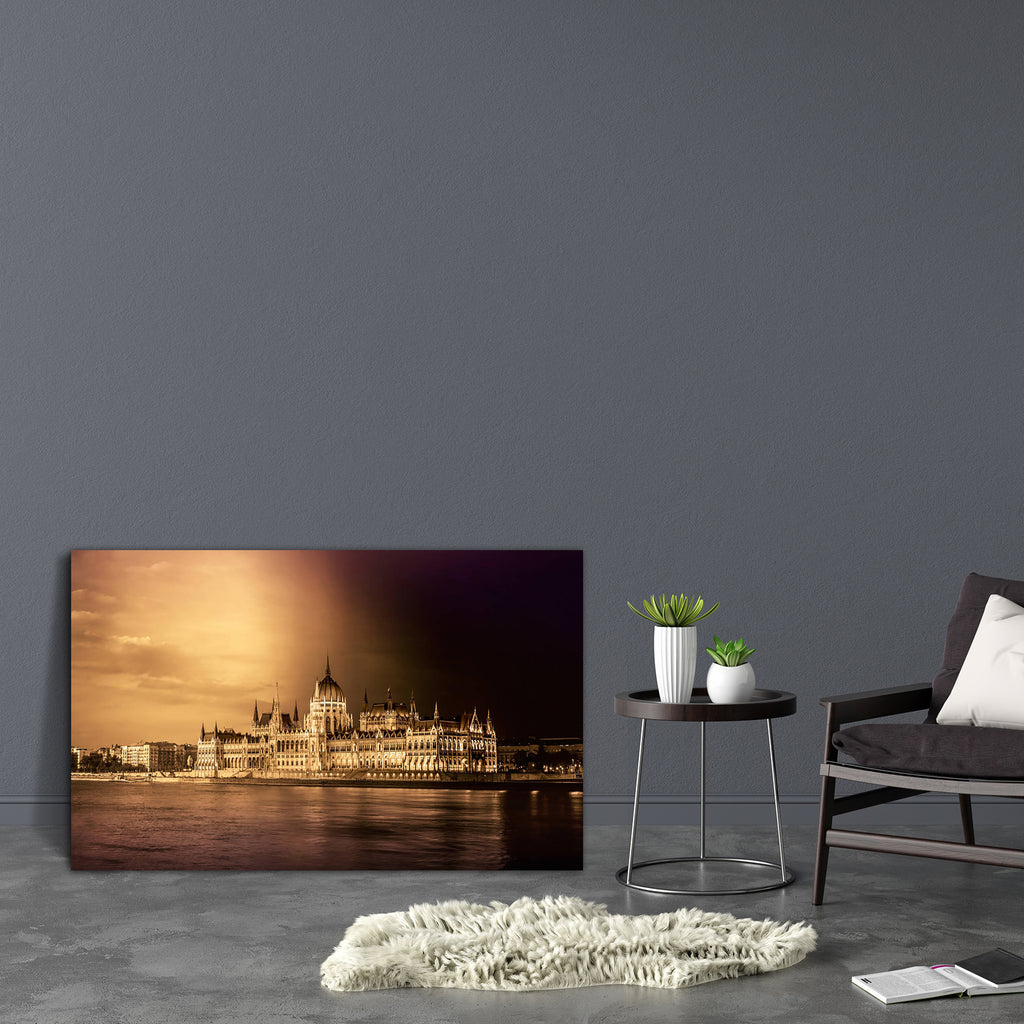 Budapest Parliament Timepalse, Hungary Canvas Painting Synthetic Frame-Paintings MDF Framing-AFF_FR-IC 5005590 IC 5005590, Ancient, Architecture, Automobiles, Cities, City Views, English, Historical, Landmarks, Medieval, Places, Transportation, Travel, Vehicles, Vintage, budapest, parliament, timepalse, hungary, canvas, painting, synthetic, frame, building, capital, city, cityscape, danube, europe, famous, history, houses, landmark, monumental, night, political, politics, representative, river, sightseeing,