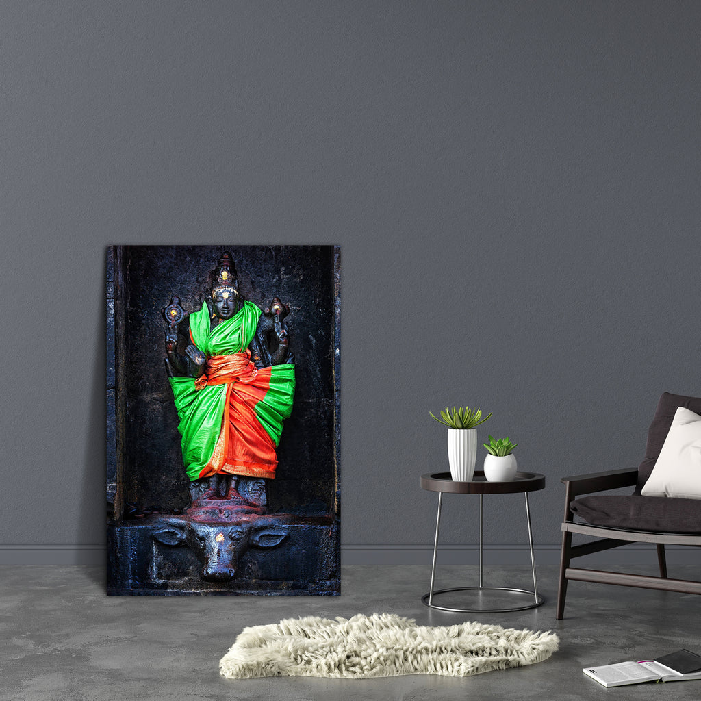 Goddess Durga Temple Darasuram, Tamil Nadu India Canvas Painting Synthetic Frame-Paintings MDF Framing-AFF_FR-IC 5005595 IC 5005595, Asian, Goddess Durga, Hinduism, Indian, Religion, Religious, Tamil, goddess, durga, temple, darasuram, nadu, india, canvas, painting, synthetic, frame, asia, bas, relief, deity, god, hindu, image, lakshmi, south, stairs, statue, unesco, world, heritage, site, wall, artzfolio, wall decor for living room, wall frames for living room, frames for living room, wall art, canvas pain