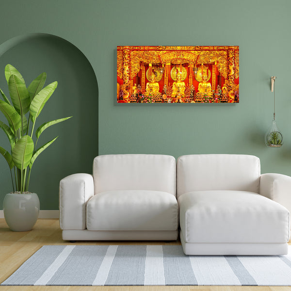 Buddha In Chinese Temple Kanchanaburi Canvas Painting Synthetic Frame-Paintings MDF Framing-AFF_FR-IC 5005599 IC 5005599, Ancient, Art and Paintings, Asian, Automobiles, Black and White, Buddhism, Chinese, Culture, Ethnic, God Buddha, Historical, Indian, Marble and Stone, Medieval, Religion, Religious, Spiritual, Traditional, Transportation, Travel, Tribal, Vehicles, Vintage, White, World Culture, buddha, in, temple, kanchanaburi, canvas, painting, for, bedroom, living, room, engineered, wood, frame, antiqu
