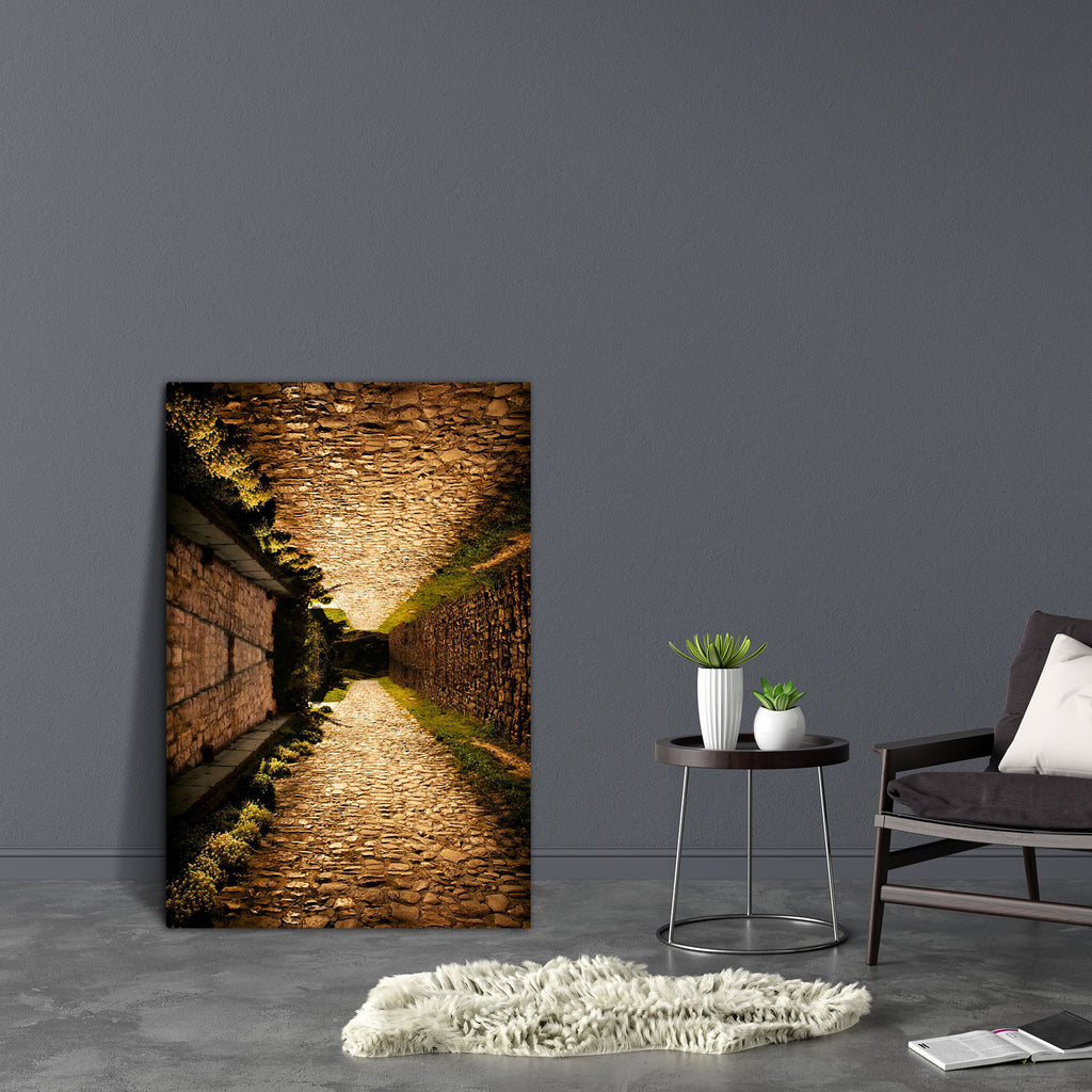 Cobble Path Up & Down Canvas Painting Synthetic Frame-Paintings MDF Framing-AFF_FR-IC 5005616 IC 5005616, Perspective, Signs, Signs and Symbols, cobble, path, up, down, canvas, painting, synthetic, frame, concept, day, design, fun, grass, inception, old, outdoor, photo, manipulation, playing, strange, style, summer, wall, way, artzfolio, wall decor for living room, wall frames for living room, frames for living room, wall art, canvas painting, wall frame, scenery, panting, paintings for living room, framed 