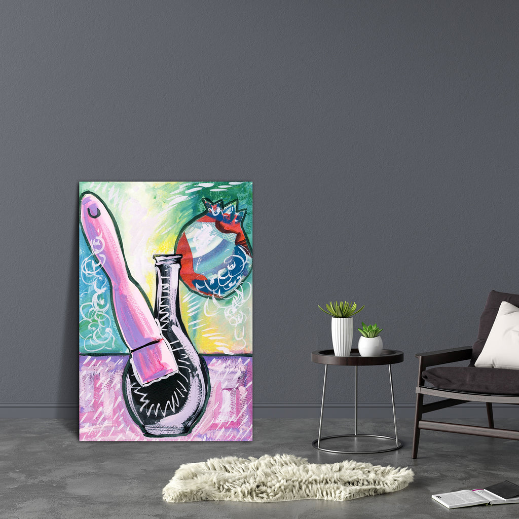 Still Life Art D1 Canvas Painting Synthetic Frame-Paintings MDF Framing-AFF_FR-IC 5005621 IC 5005621, Abstract Expressionism, Abstracts, Art and Paintings, Black, Black and White, Collages, Dots, Icons, Illustrations, Modern Art, Paintings, Semi Abstract, Signs and Symbols, Still Life, Symbols, White, still, life, art, d1, canvas, painting, synthetic, frame, abstract, acrylics, artistic, blue, bottle, bottles, brush, brushstroke, brushstrokes, collage, color, colors, creation, creative, cubist, expression, 