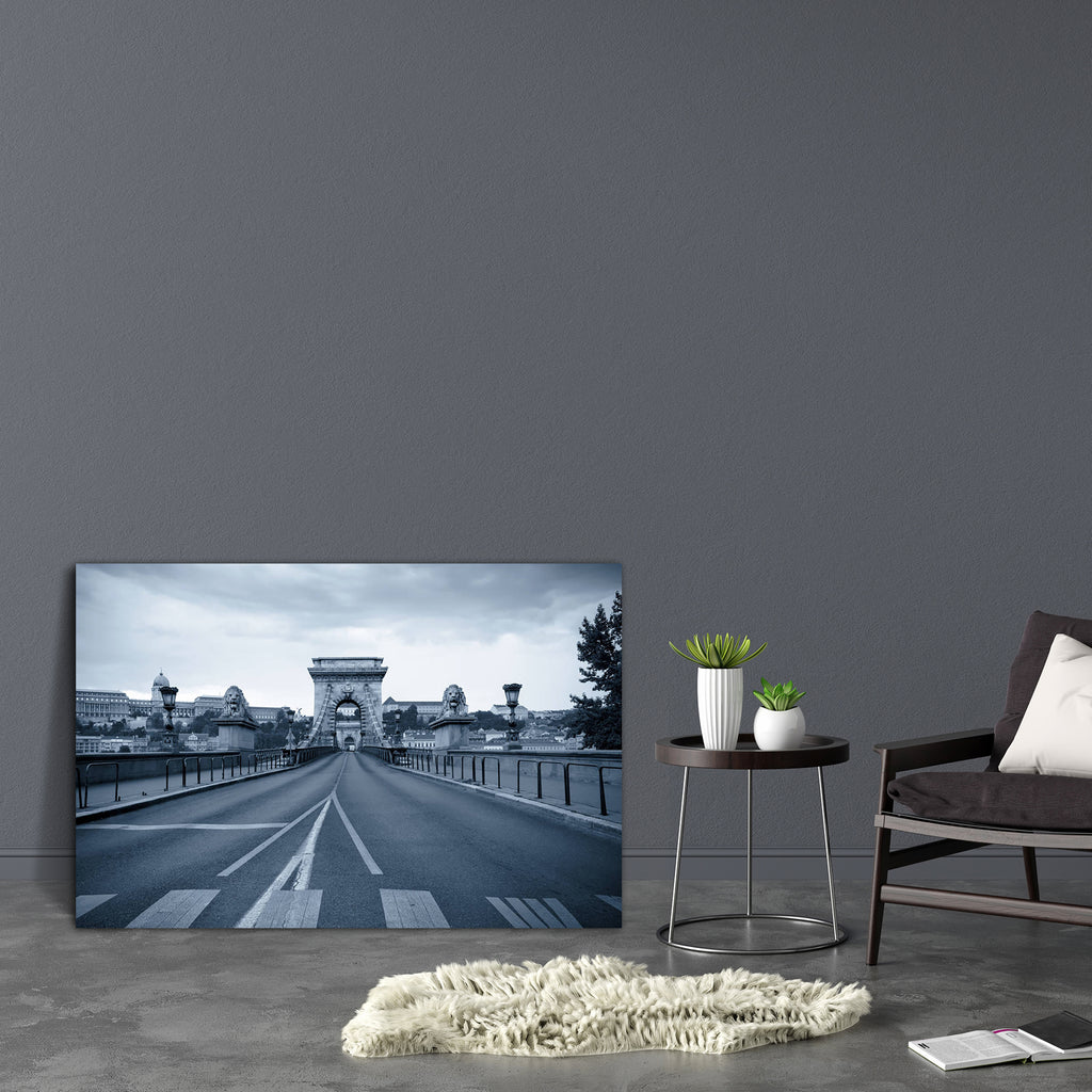 Chain Bridge At Dusk in Budapest, Hungary Canvas Painting Synthetic Frame-Paintings MDF Framing-AFF_FR-IC 5005644 IC 5005644, Architecture, Automobiles, Cities, City Views, God Ram, Hinduism, Panorama, Transportation, Travel, Vehicles, chain, bridge, at, dusk, in, budapest, hungary, canvas, painting, synthetic, frame, building, capitol, castle, city, cityscape, danube, dark, europe, european, historic, light, morning, night, old, panoramic, river, sky, artzfolio, wall decor for living room, wall frames for 