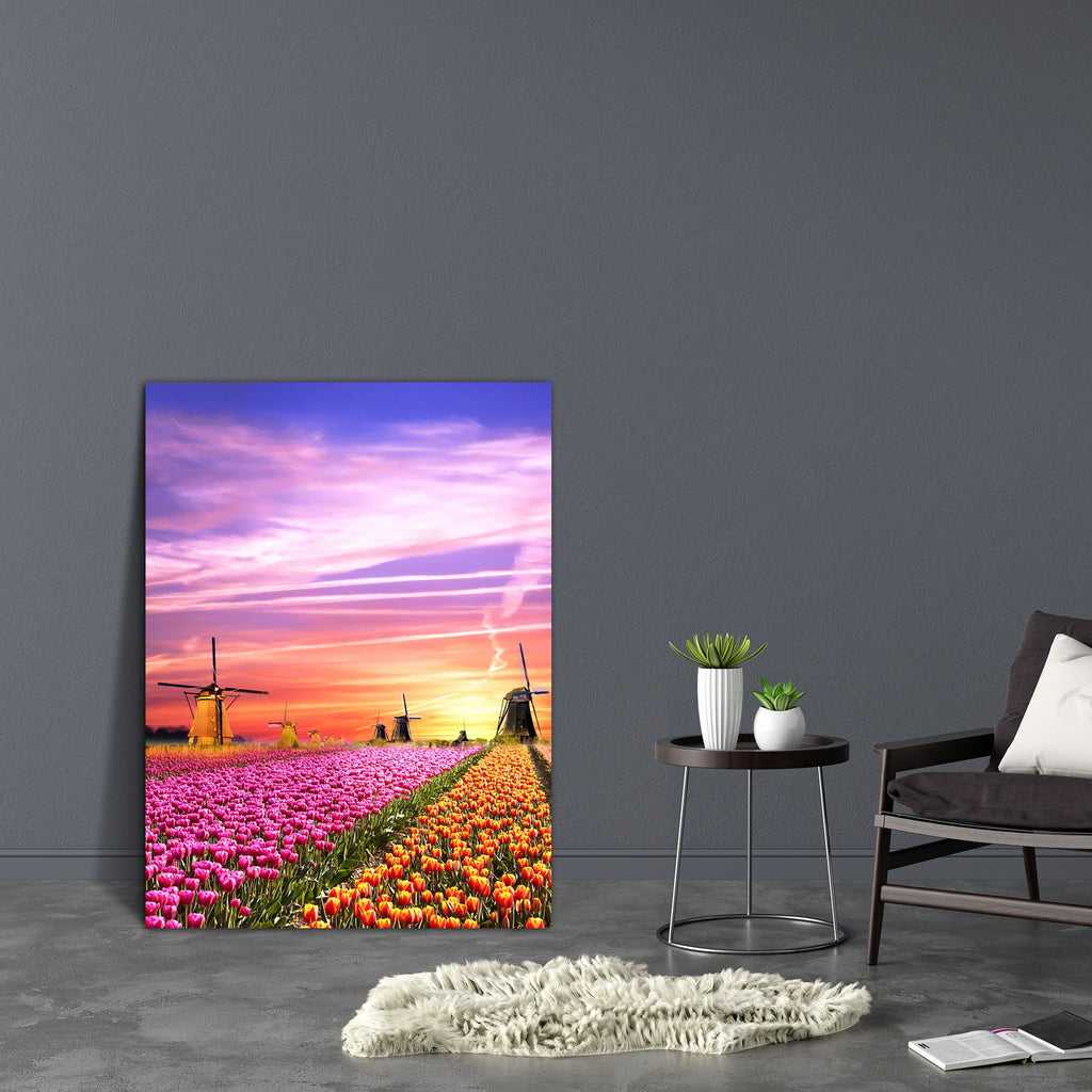 Landscapes With Windmills, Netherlands Canvas Painting Synthetic Frame-Paintings MDF Framing-AFF_FR-IC 5005646 IC 5005646, Ancient, Automobiles, Botanical, Culture, Ethnic, Floral, Flowers, Historical, Landscapes, Love, Medieval, Nature, Romance, Scenic, Sunrises, Traditional, Transportation, Travel, Tribal, Vehicles, Vintage, World Culture, with, windmills, netherlands, canvas, painting, synthetic, frame, landscape, spring, holland, agriculture, blossom, blue, cloud, colorful, colourful, dutch, energy, env
