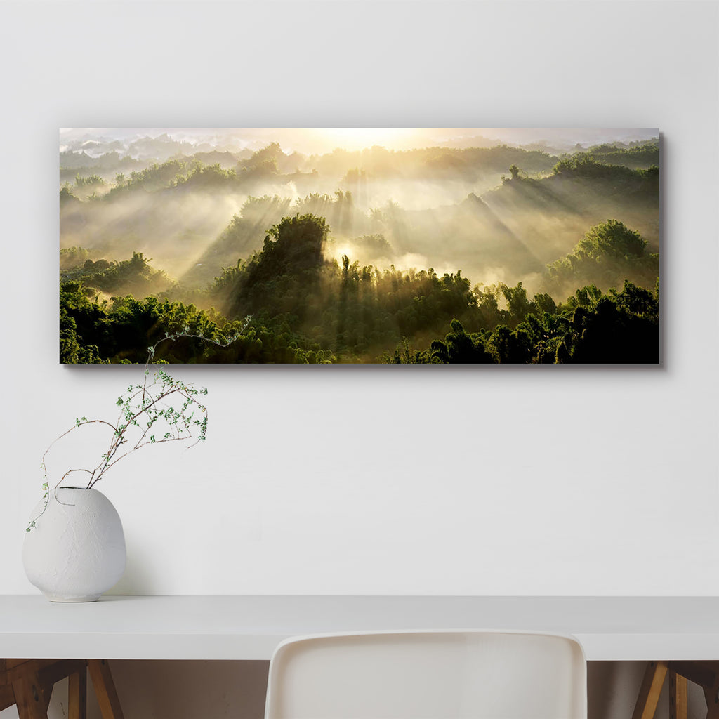 Forest Morning Peel & Stick Vinyl Wall Sticker-Laminated Wall Stickers-ART_VN_UN-IC 5005726 IC 5005726, Asian, God Ram, Hinduism, Landscapes, Mountains, Nature, Panorama, Scenic, Sunrises, forest, morning, peel, stick, vinyl, wall, sticker, panoramic, serenity, taiwan, asia, attractive, beautiful, bright, calm, calmness, color, colorful, countryside, daylight, fog, golden, green, harmony, hill, horizontal, landscape, light, mist, mysterious, mystery, natural, orange, outdoor, outdoors, outside, peace, quiet