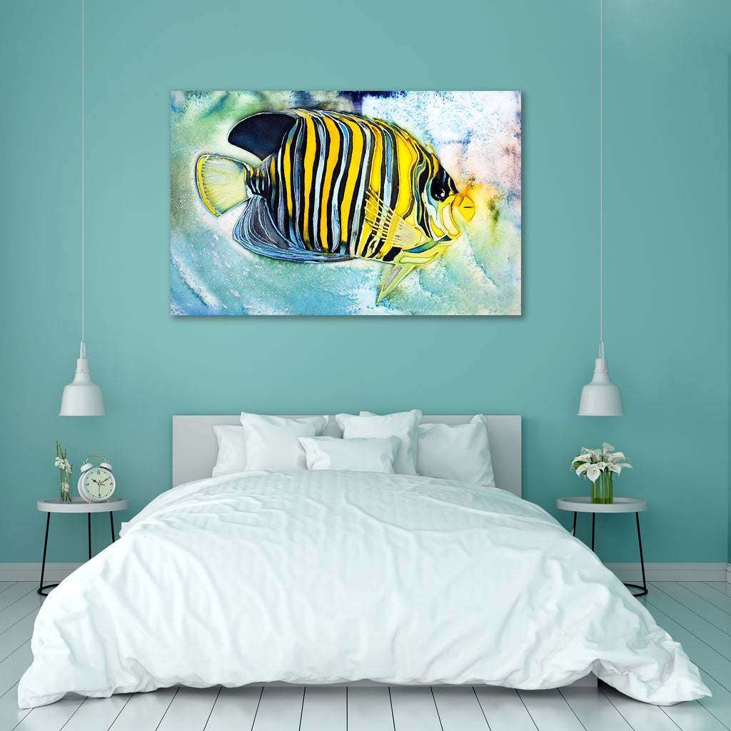 The Underwater World Fish, Batik Peel & Stick Vinyl Wall Sticker-Laminated Wall Stickers-ART_VN_UN-IC 5005746 IC 5005746, Animals, Art and Paintings, Decorative, Illustrations, Inspirational, Motivation, Motivational, Nature, Paintings, Patterns, Scenic, Splatter, Stripes, Tropical, the, underwater, world, fish, batik, peel, stick, vinyl, wall, sticker, aquatic, art, artistic, background, backgrounds, beauty, blue, climate, color, colorful, curve, diving, illustration, image, inspiration, life, line, liquid
