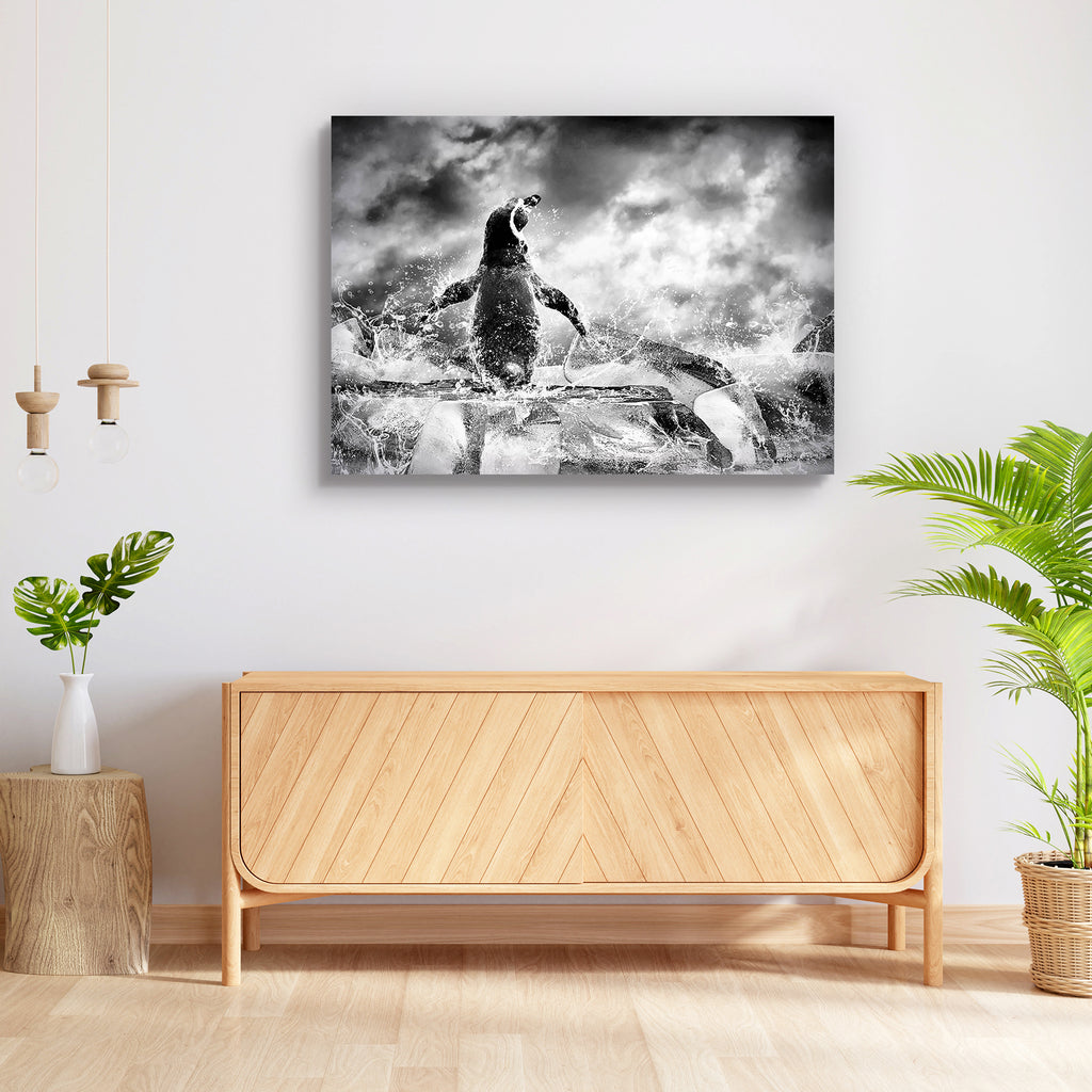 Penguin On The Ice D2 Peel & Stick Vinyl Wall Sticker-Laminated Wall Stickers-ART_VN_UN-IC 5005756 IC 5005756, Animals, Birds, Black and White, Nature, Scenic, Seasons, White, Wildlife, penguin, on, the, ice, d2, peel, stick, vinyl, wall, sticker, antarctic, antarctica, arctic, big, bird, bright, climate, clouds, cold, drops, icy, marine, north, polar, pole, reflex, region, sea, season, sky, snow, south, swim, swimmer, wallpaper, warming, water, wild, winter, zoo, artzfolio, wall sticker, wall stickers, wal