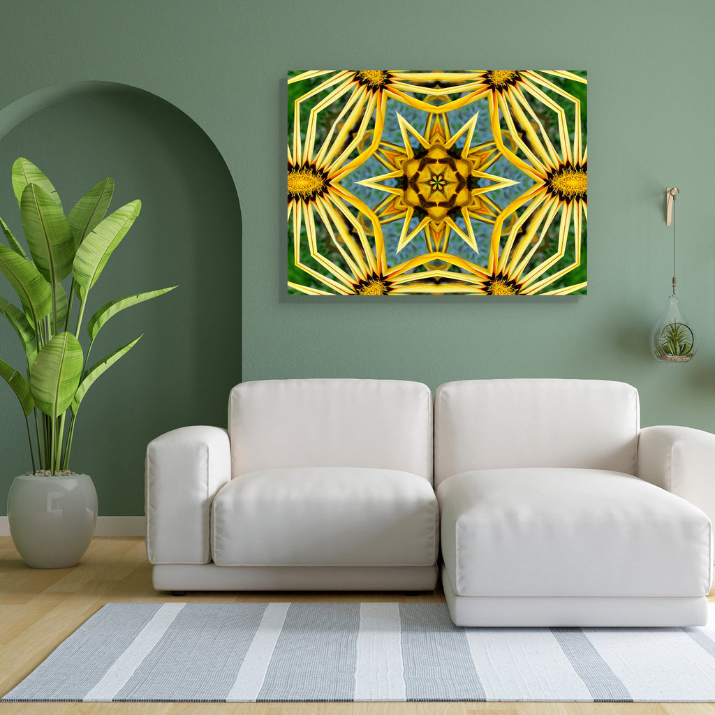 Yellow Mandala Star Peel & Stick Vinyl Wall Sticker-Laminated Wall Stickers-ART_VN_UN-IC 5005767 IC 5005767, Abstract Expressionism, Abstracts, Art and Paintings, Black, Black and White, Circle, Digital, Digital Art, Geometric, Geometric Abstraction, Graphic, Mandala, Modern Art, Patterns, Semi Abstract, yellow, star, peel, stick, vinyl, wall, sticker, abstract, art, artistic, backdrop, background, center, circular, concentric, curve, decor, decoration, green, kaleidoscope, modern, ornamental, pattern, repe