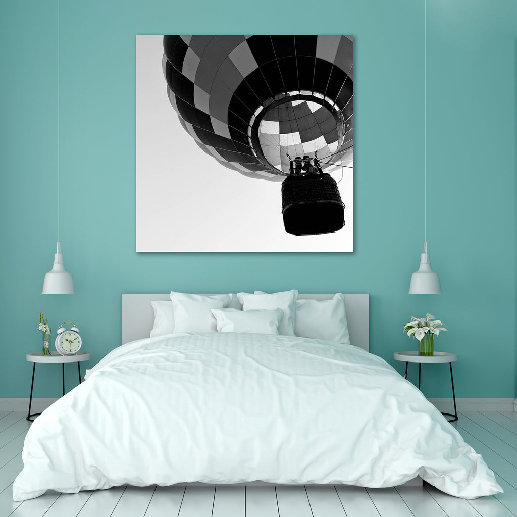 Black & White Photo of Hot Air Balloon Peel & Stick Vinyl Wall Sticker-Laminated Wall Stickers-ART_VN_UN-IC 5005785 IC 5005785, Automobiles, Black, Black and White, Nature, Nautical, Scenic, Sports, Transportation, Travel, Vehicles, White, photo, of, hot, air, balloon, peel, stick, vinyl, wall, sticker, above, adventure, aerial, aeronautical, vehicle, airship, b, basket, bright, competition, flight, float, fly, free, freedom, fun, high, mid, moving, outdoors, person, rally, recreation, rise, sky, travelling