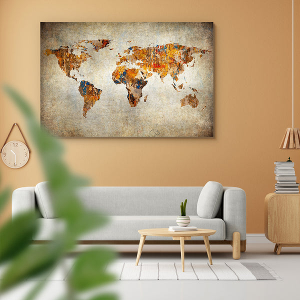 Grunge Map of the World Peel & Stick Vinyl Wall Sticker-Laminated Wall Stickers-ART_VN_UN-IC 5005798 IC 5005798, Abstract Expressionism, Abstracts, African, American, Ancient, Art and Paintings, Asian, Books, Decorative, Historical, Maps, Medieval, Patterns, Retro, Semi Abstract, Vintage, grunge, map, of, the, world, peel, stick, vinyl, wall, sticker, for, home, decoration, old, abstract, africa, aged, america, antique, art, asia, atlantic, atlas, australia, background, book, border, burned, burnt, canvas, 